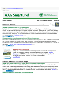 AAG Smart Brief, April 16th 2015