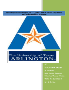 Final Rep. - The University of Texas at Arlington