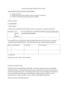 Practical Exam Report Template Wafer Transfer