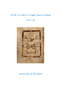 MLitt_Celtic__Anglo-Saxon_Studies_2015