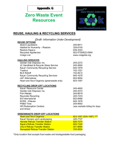 reuse, hauling & recycling services