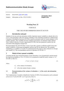 2 Model of inter-annual variability