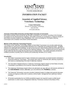 veterinary technology information packet
