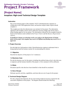 High-Level Technical Design Template