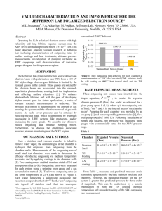 Outgassing Rate studies