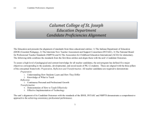 Candidate Proficiency Alignment