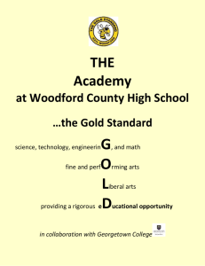 Academy Information Packet - Woodford County Public Schools