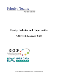 Equity, Inclusion and Opportunity