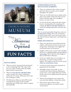 Church History Museum Fun Facts