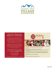 2015 Festival of Trees Holiday Walk At Green Mill Village site, East