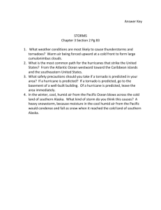 Answer Key STORMS Chapter 3 Section 2 Pg 83 What weather