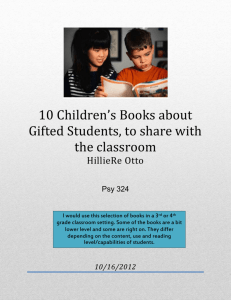 10 books special ed - Students, Alumni and Friends