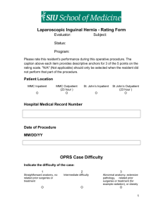 Proposed Template for Rating Forms