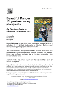 BEAUTIFUL DANGER PRESS RELEASE 10 December 2015