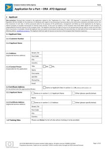 FO.FCTOA.00010 Application for a PartORA ATO - EASA