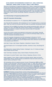 Scholarships for Engineering Students 2011
