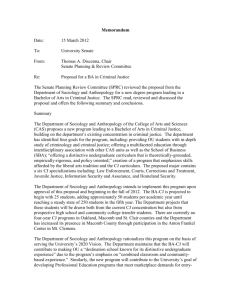 Memorandum Date: 15 March 2012 To: University Senate From