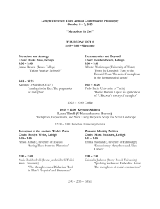 Lehigh University Third Annual Conference in Philosophy October 8