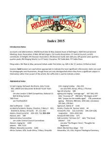 Index 2015 - The Ringing World