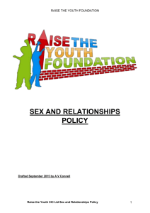 Sex and Relationships Policy
