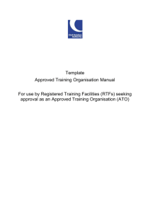 Completing the ATO template manual