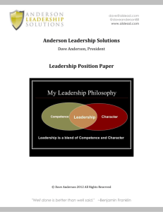 ALS-Leadership Philosophy