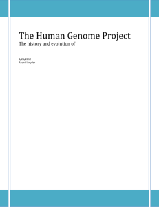 The Human Genome Project