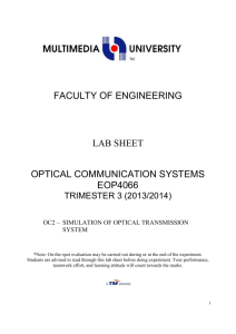 Semiconductor laser/LEDs characterisation (I)