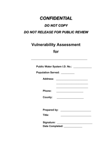 Vulnerability Assessment Template