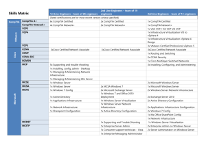 Skills Matrix cont.