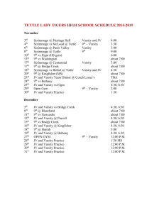 tuttle lady tigers high school schedule 2014-2015