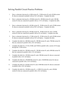 Solving Parallel Circuit Practice Problems