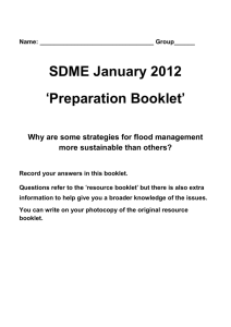 Flood Management Strategies