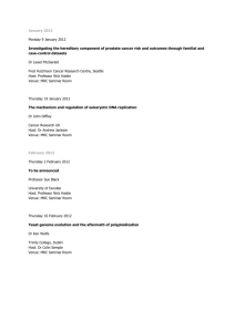 MRC Human Genetics Unit Seminar list Jan 2012