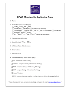 OPWG Membership Application Form