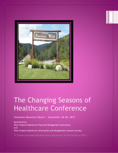 The Changing Seasons of Healthcare Conference