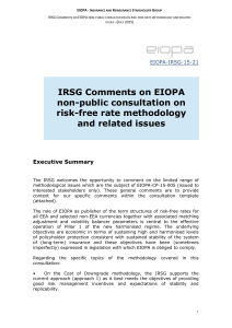 IRSG Executive summary on RFR consultation 16072015