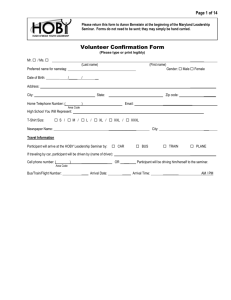 Volunteer Registration Forms