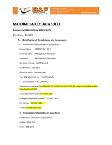 mcp material safety data sheet