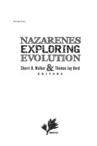 (including survey results) for Nazarenes Exploring Evolution