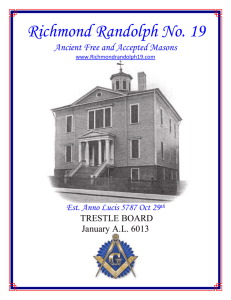 Brethren, You and your Masonic friends are cordially invited to