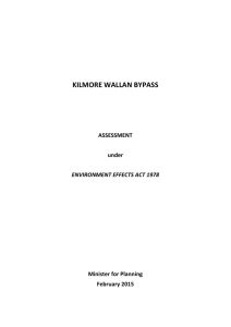 Kilmore Wallan Bypass Minister`s Assessment (DOCX 731.0 KB)