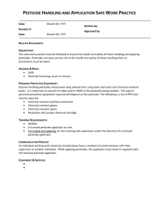 Pesticide Application