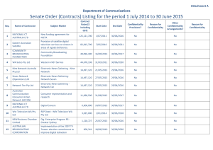 1 July 2014 to 30 June 2015 - Department of Communications