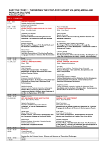 Conference program - Amsterdam Institute for Humanities Research