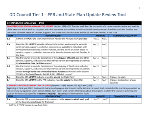 2014 APPR and State Plan Update Review Tool