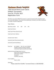 Microsoft Word - 9th Annual Denny Lauer Classic Registration Form