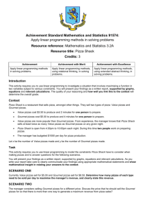 Assessment task 1 - Auckland Mathematical Association