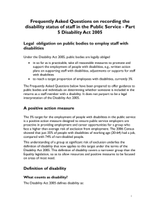 (FAQs), on disability status in MS Word Format