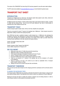 Transport Fact Sheet (DOC - 18KB)